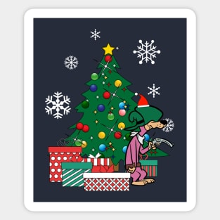 Droop A Long Around The Christmas Tree Sticker